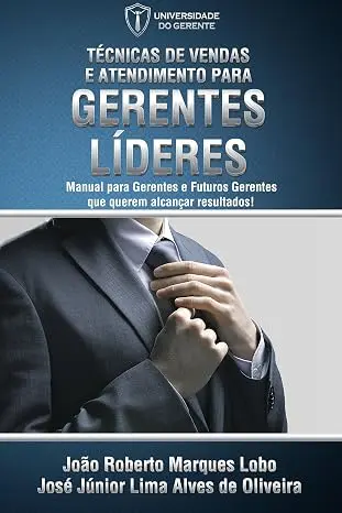 Capa de Técnicas de Vendas e Atendimento para Gerentes Líderes